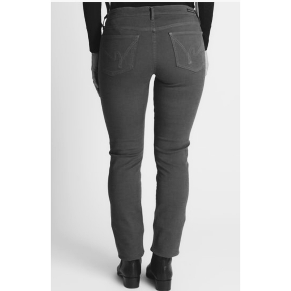 Ava Low-Rise Brushed Cotton Jeans (straight leg) - Picture 5 of 10